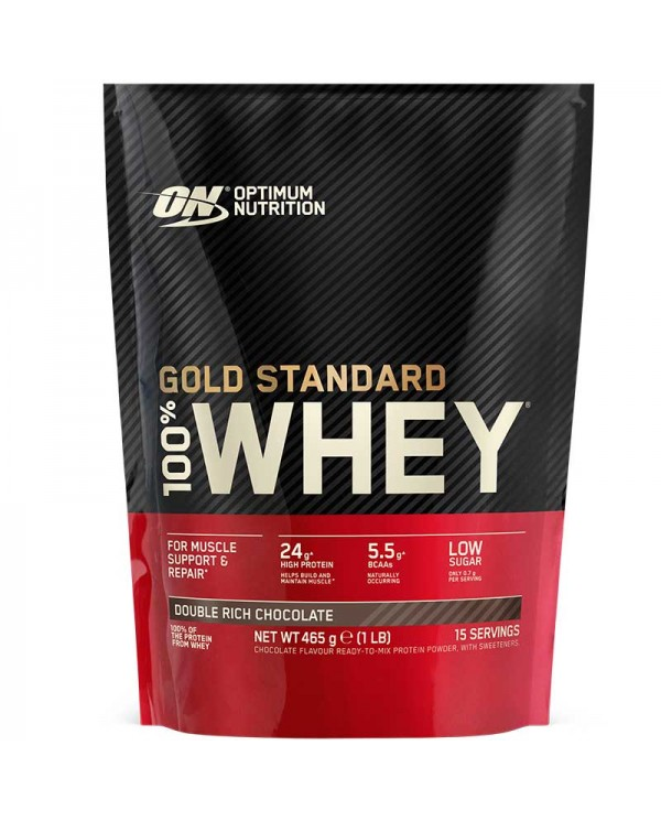 Optimum Nutrition - 100% Whey Gold Standard  1lb/454g -  15 serving bag
